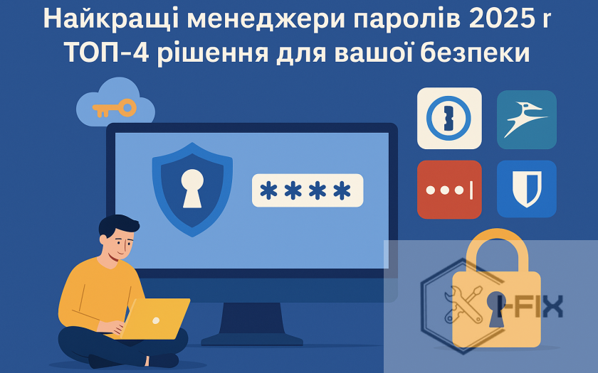 Найкращі менеджери паролів 2025 року: ТОП-4 рішень для вашої безпеки